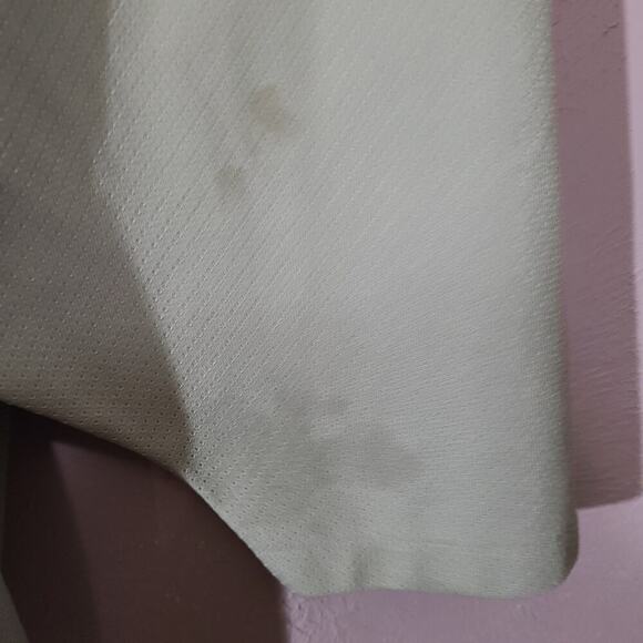 Adult L *STAINED* AVALANCHE Jersey CCM NHL Large Gray LS Center Ice CCM VTG 90s - Picture 11 of 13